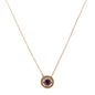 Swarovski Purple Sparkling Dance Rose Gold Pendant 5620551