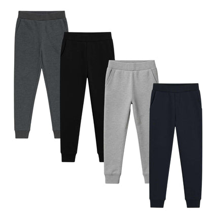 BenBen 4 Pack Kids Fleece Jogger Value Set