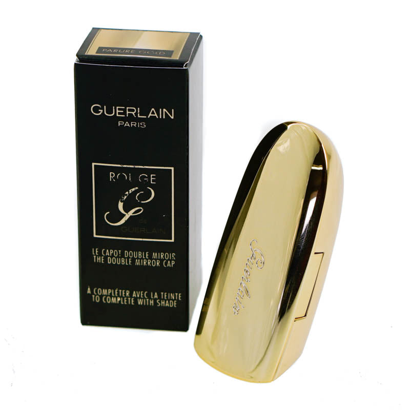 Guerlain Rouge G Double Mirror Lipstick Case Parure Gold