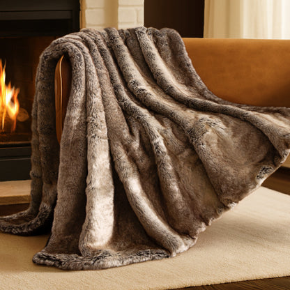 Bare Home Faux Fur Blanket