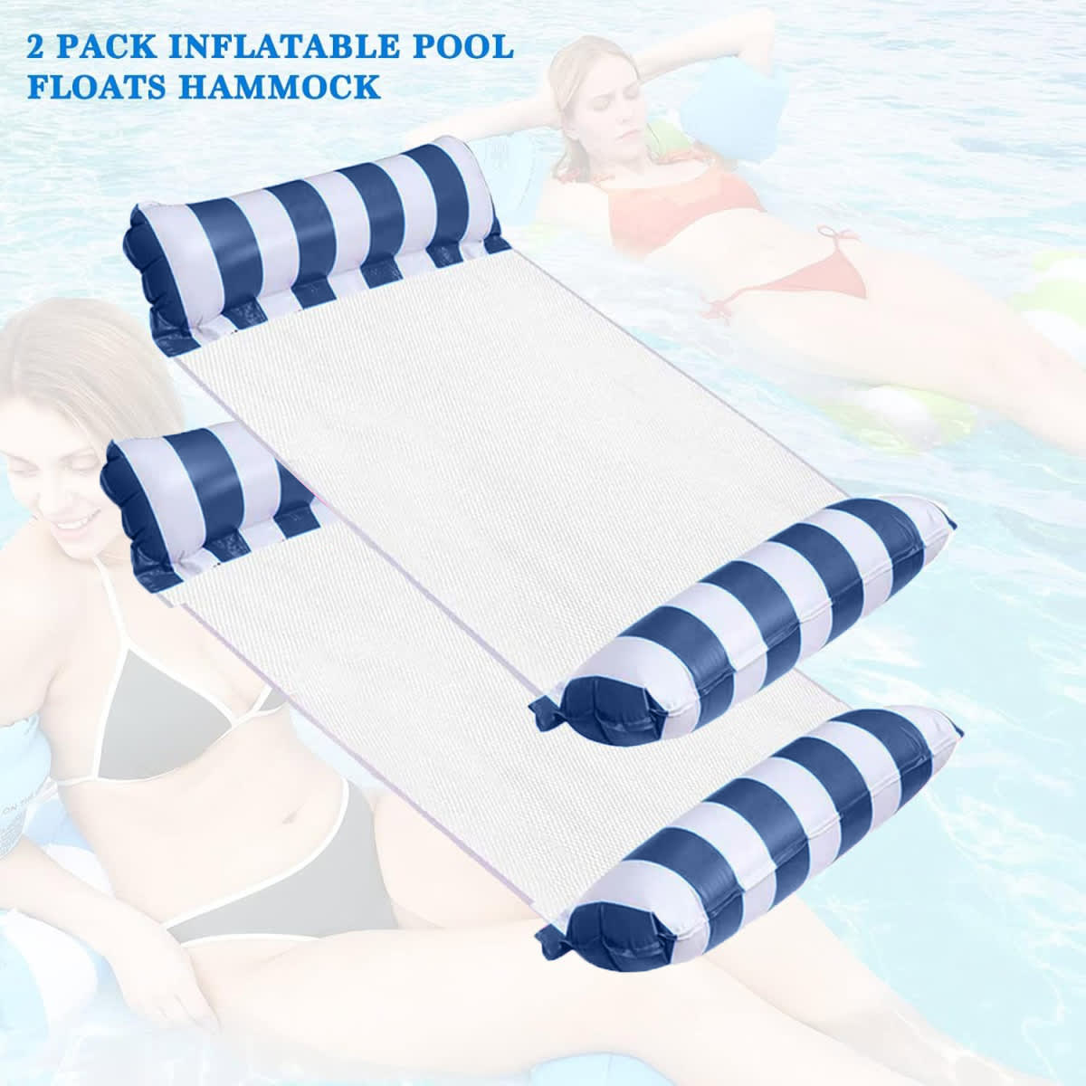 2-Pack Foldable Pool Float