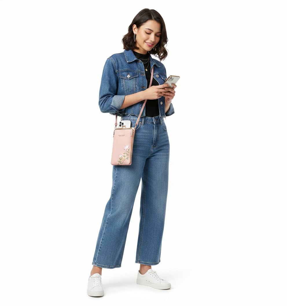 Clip Zip Crossbody Wallet