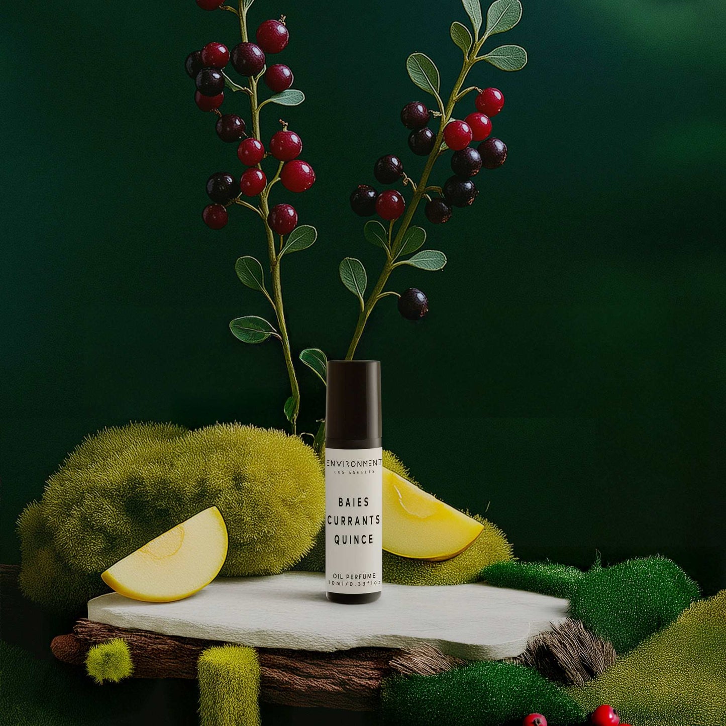 ENVIRONMENT 10mL Roll-on Oil Perfume Baies Currants Quince