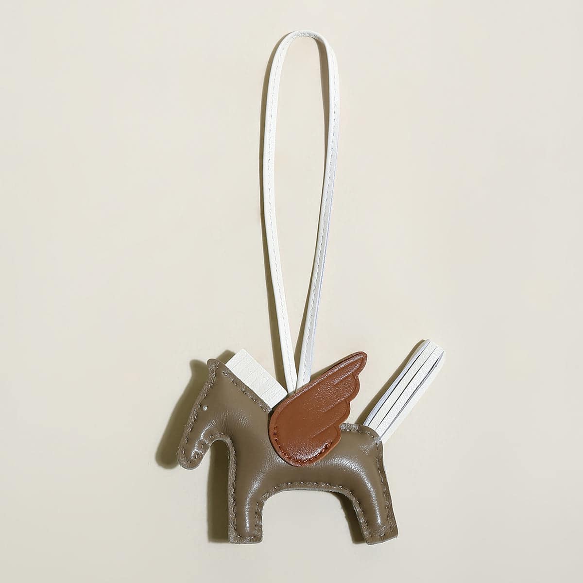 Equestrian Horse Leather Bag Charm