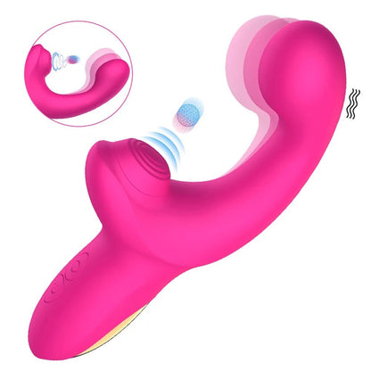 Blissed Dual-Action Clitoral Suction & G-Spot Vibrator – Double Stimulation Toy