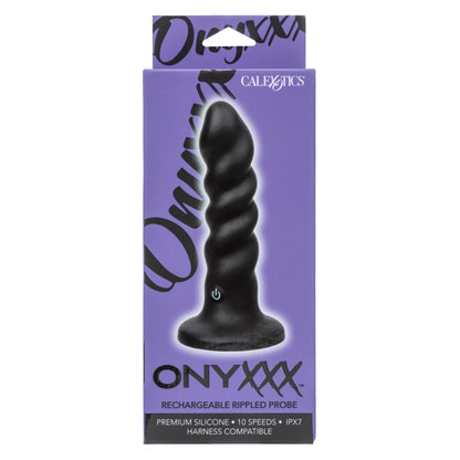 CalExotics Onyxxx Rechargeable Rippled Probe