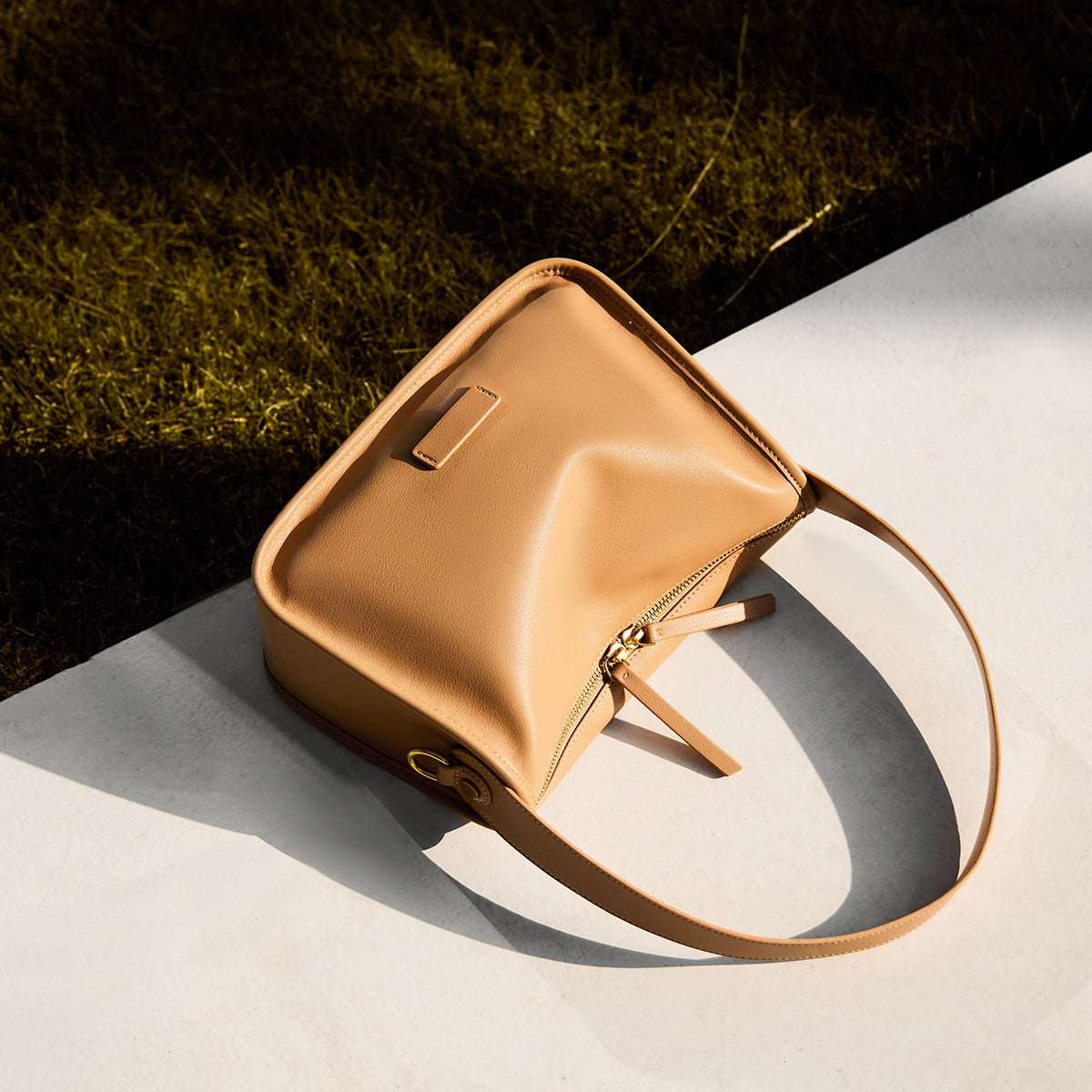 Classic Julie Leather Slouch Shoulder Bag