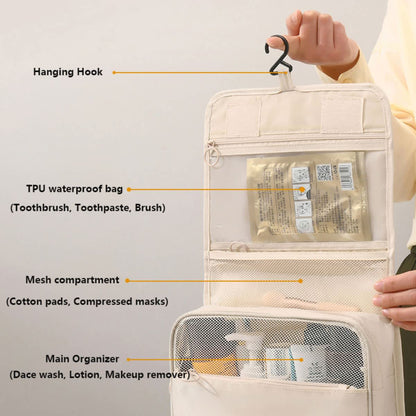 Clarissa Waterproof Travel Tote With 6 Pockets