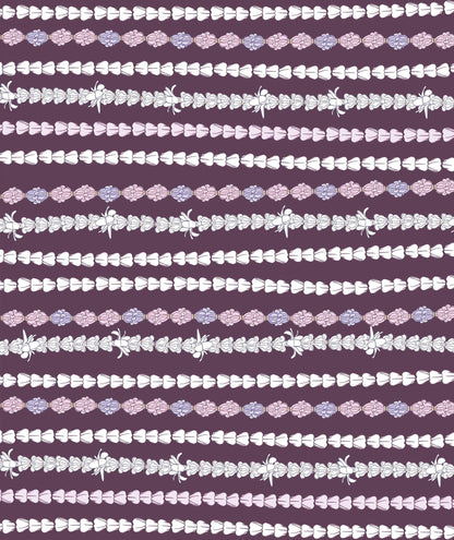 Tag Aloha Co Crown Flower Pareo Sarong - Purple