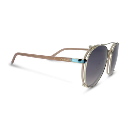 Calvin Klein Round Nude & Blue Sunglasses CK1240SK 625 *EX DISPLAY*