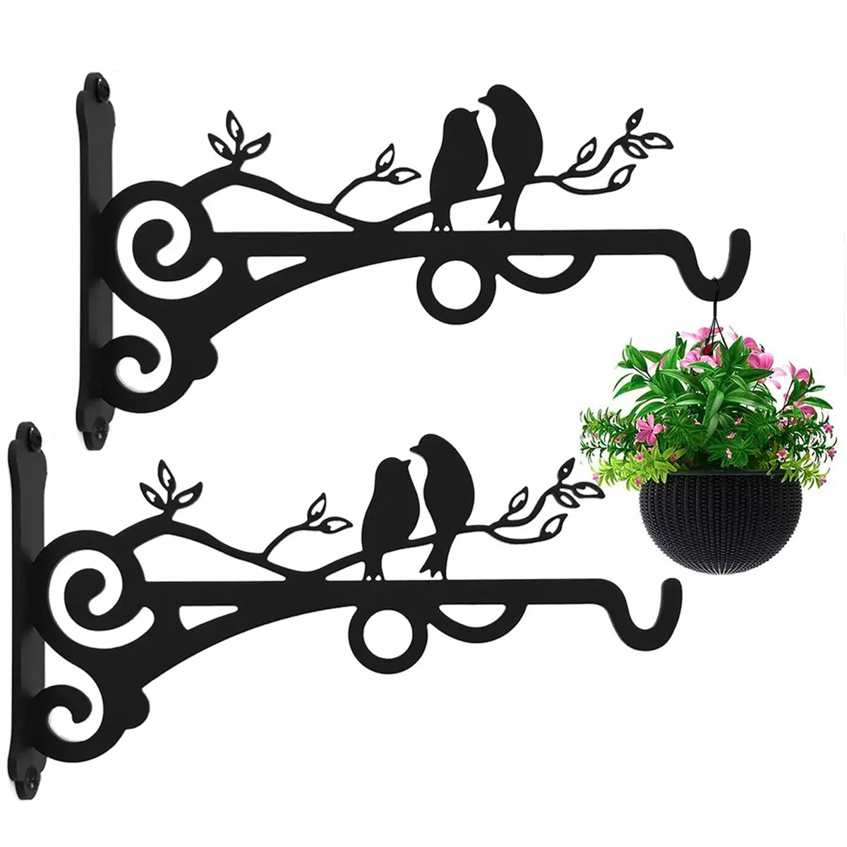 Easy to Install Bird Shape Plant Hanging Holder