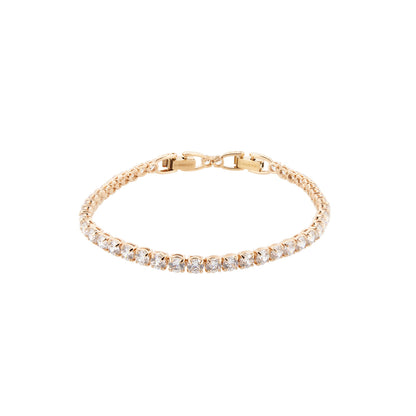 Swarovski Rose Gold Plated White Tennis Bracelet 5492235