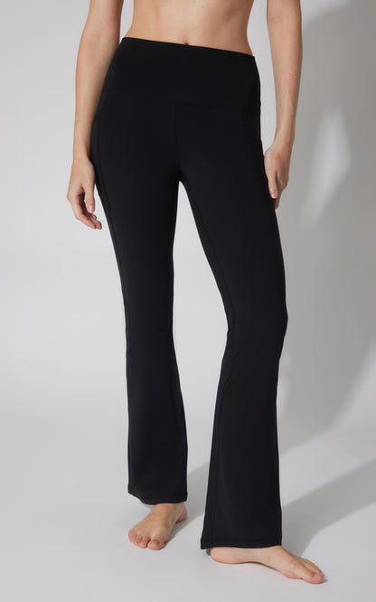 90 Degree by Reflex Polarlux Tribeca Elastic Free Full Length Side Pocket Flare Leg Pant