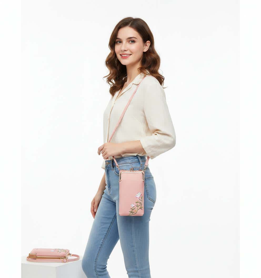 Clip Zip Crossbody Wallet