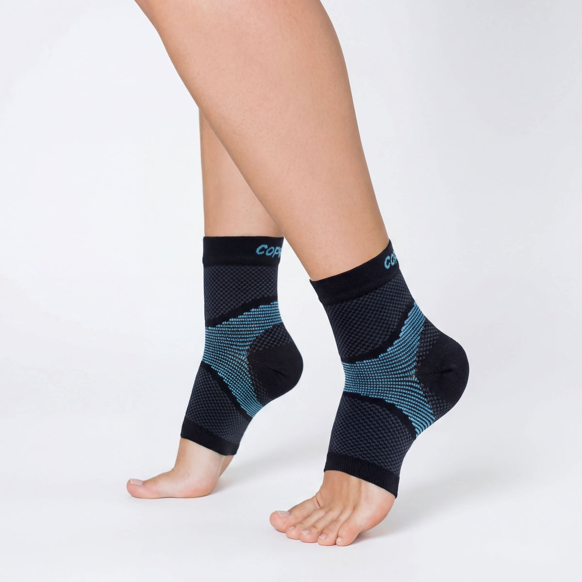 Copper Fit ICE Menthol Plantar Fascia Compression Foot Sleeve Arch Support