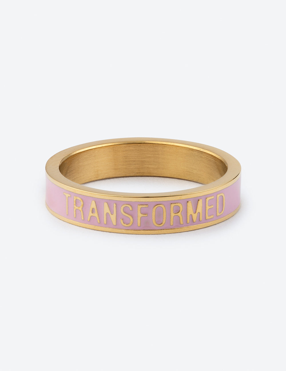 Elevated Faith Pink Enamel Transformed Ring