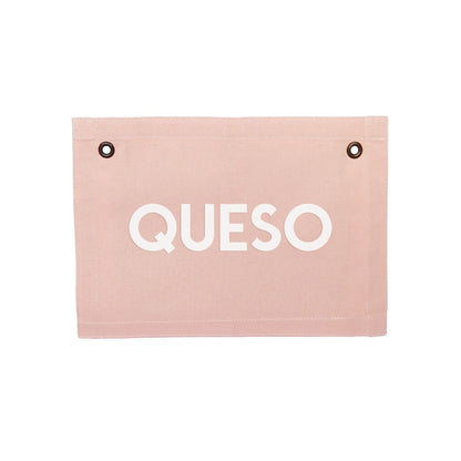 Frankie Jean Queso Small Canvas Flag