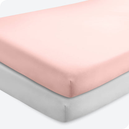 Bare Home Fitted Crib Microfiber Sheet