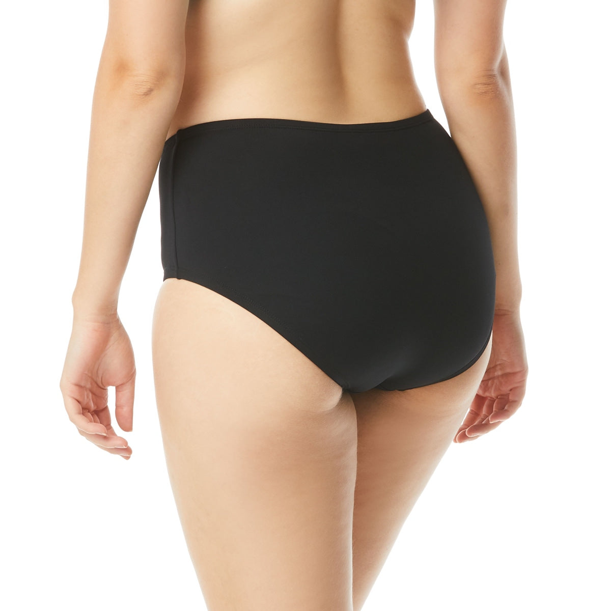 Beach House Plus Chloe Solid High Waist Swim Bottom - Black - FINAL SALE