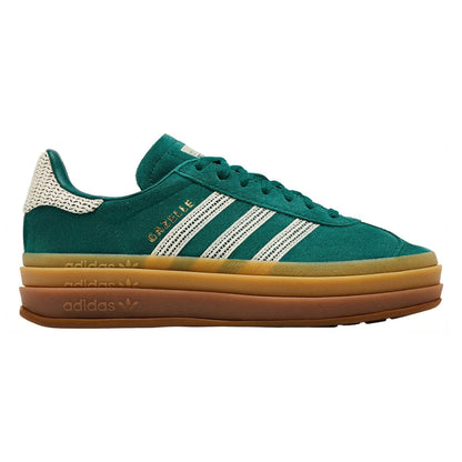 adidas Women's Gazelle Bold 'Collegiate Green White Gold'