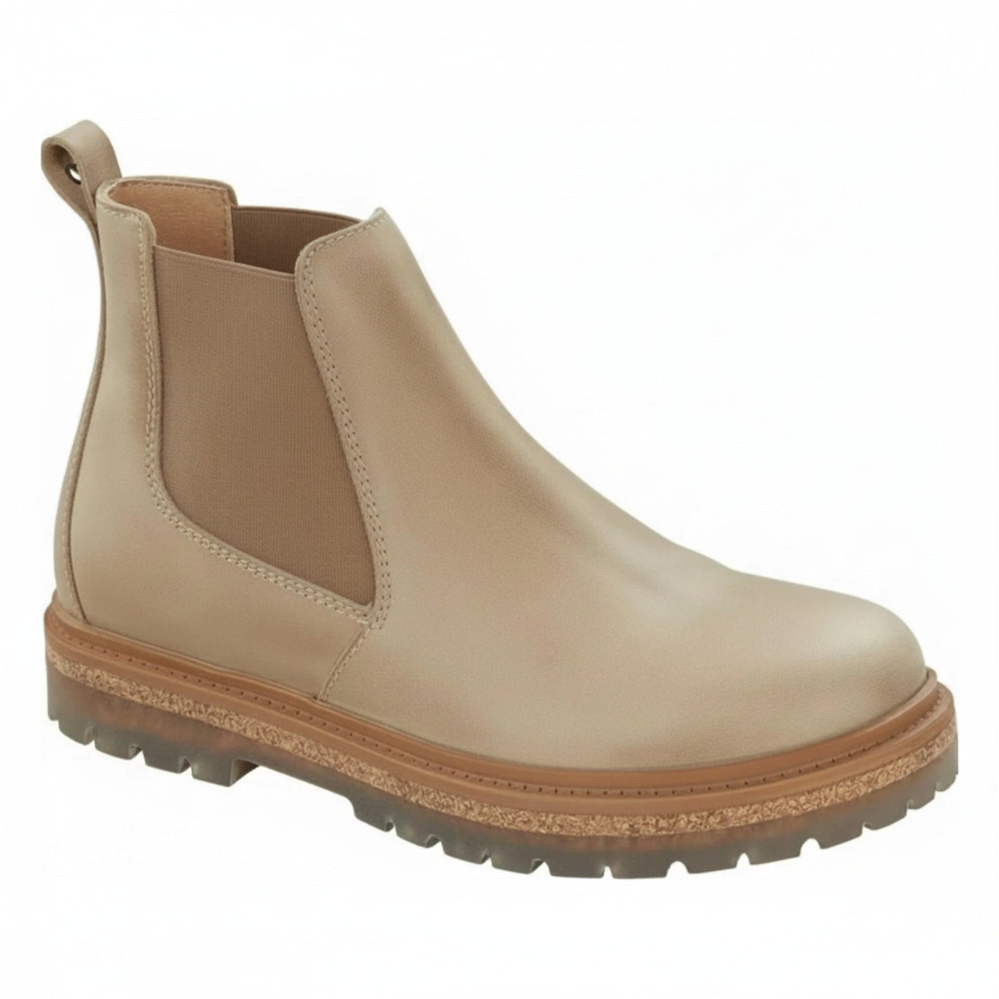 Birkenstock Unisex Stalon Waxy Leather Nubuck Sandcastle