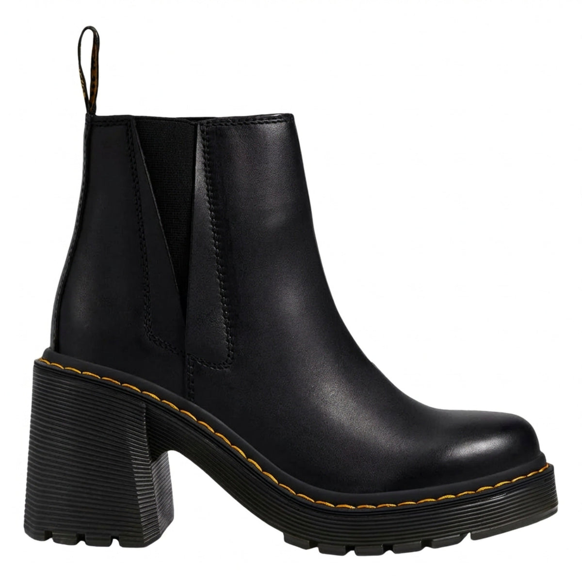 Dr. Martens Spence Leather Flared Heel Chelsea Boots