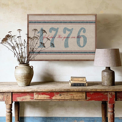 1776 God Shed His Grace Americana