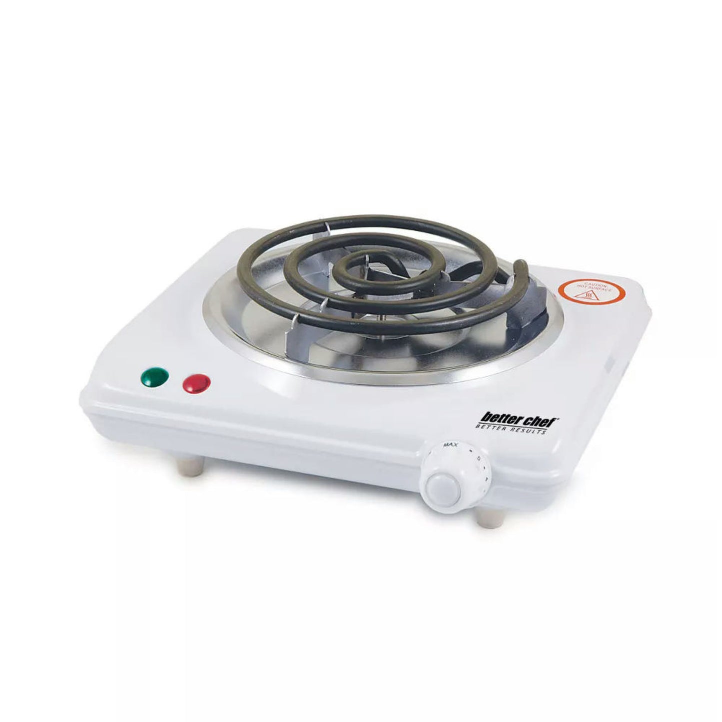 Better Chef Basic Single Burner W/White Enamel Finish