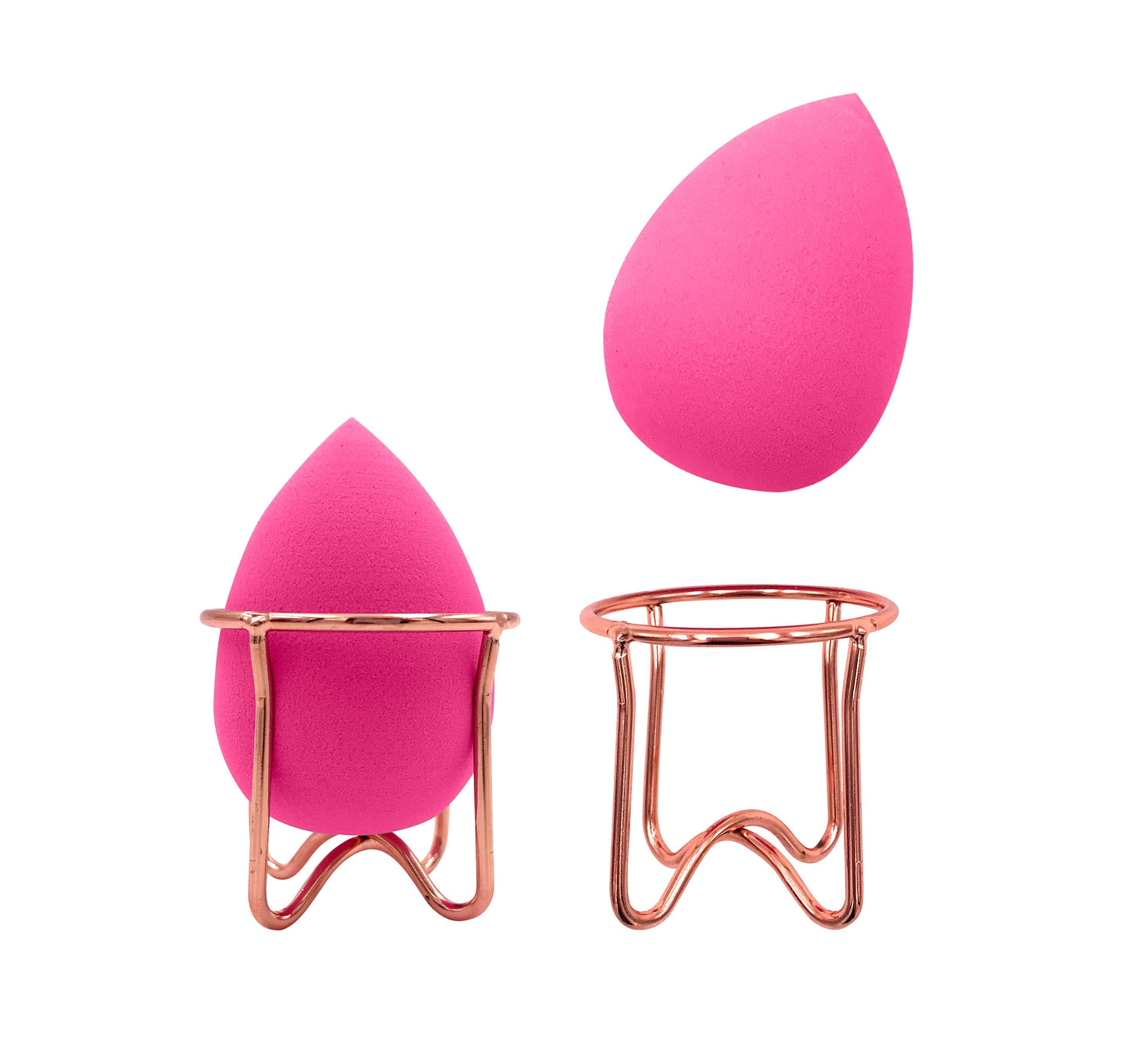 Almost Famous Professional Makeup Blender with Rose Gold Stand