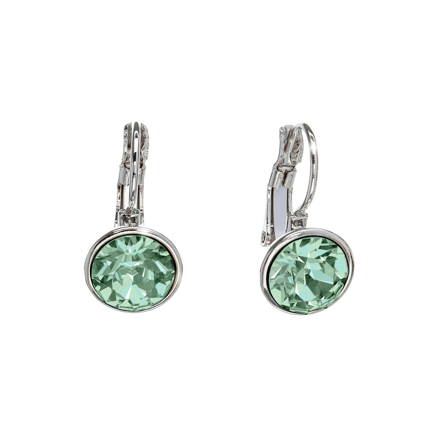 Classic Leverback Earrings with Sparkling Swarovski Crystals
