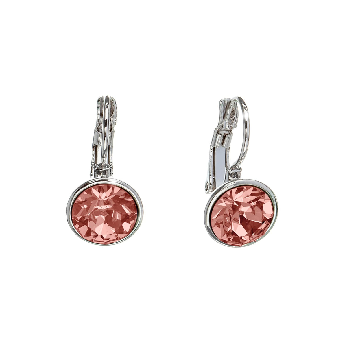 Classic Leverback Earrings with Sparkling Swarovski Crystals by callura