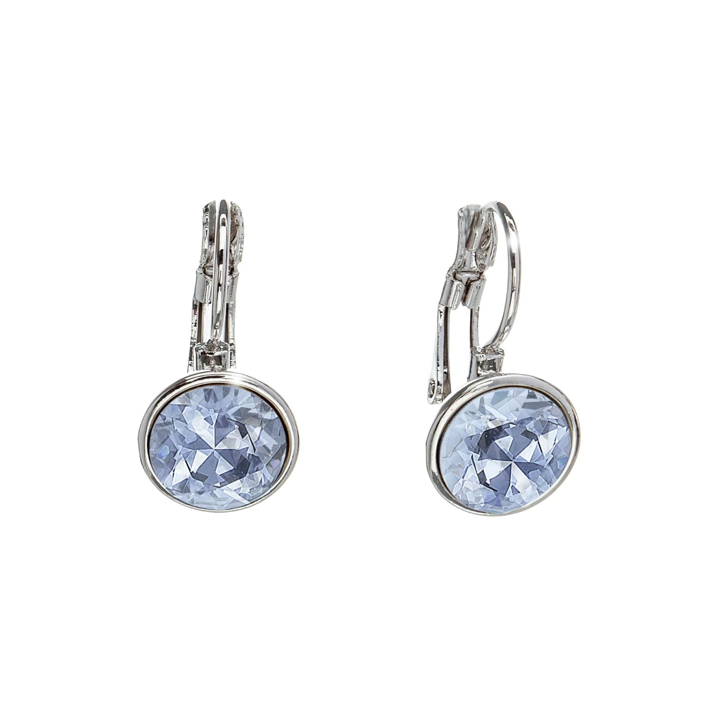 Classic Leverback Earrings with Sparkling Swarovski Crystals by callura