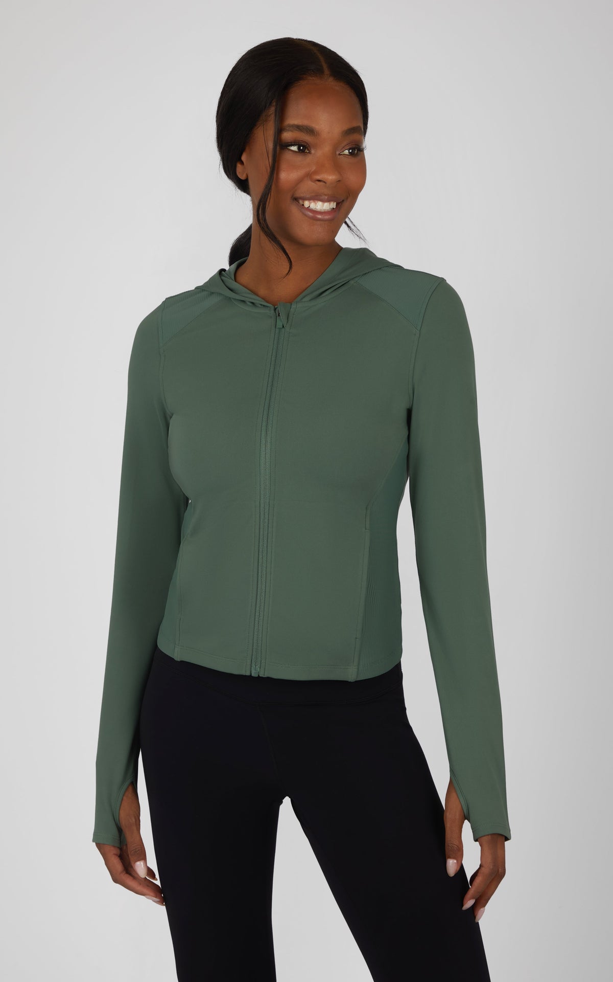 90 Degree by Reflex Lux Full Zip Hoodie