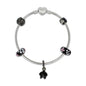 Charm Bangle Black Flowers Khloelle LM0070979
