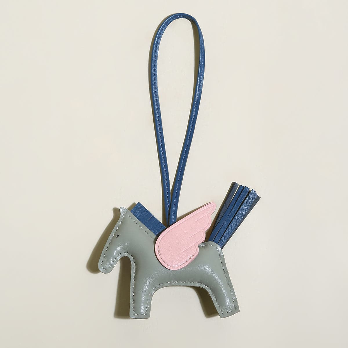 Equestrian Horse Leather Bag Charm