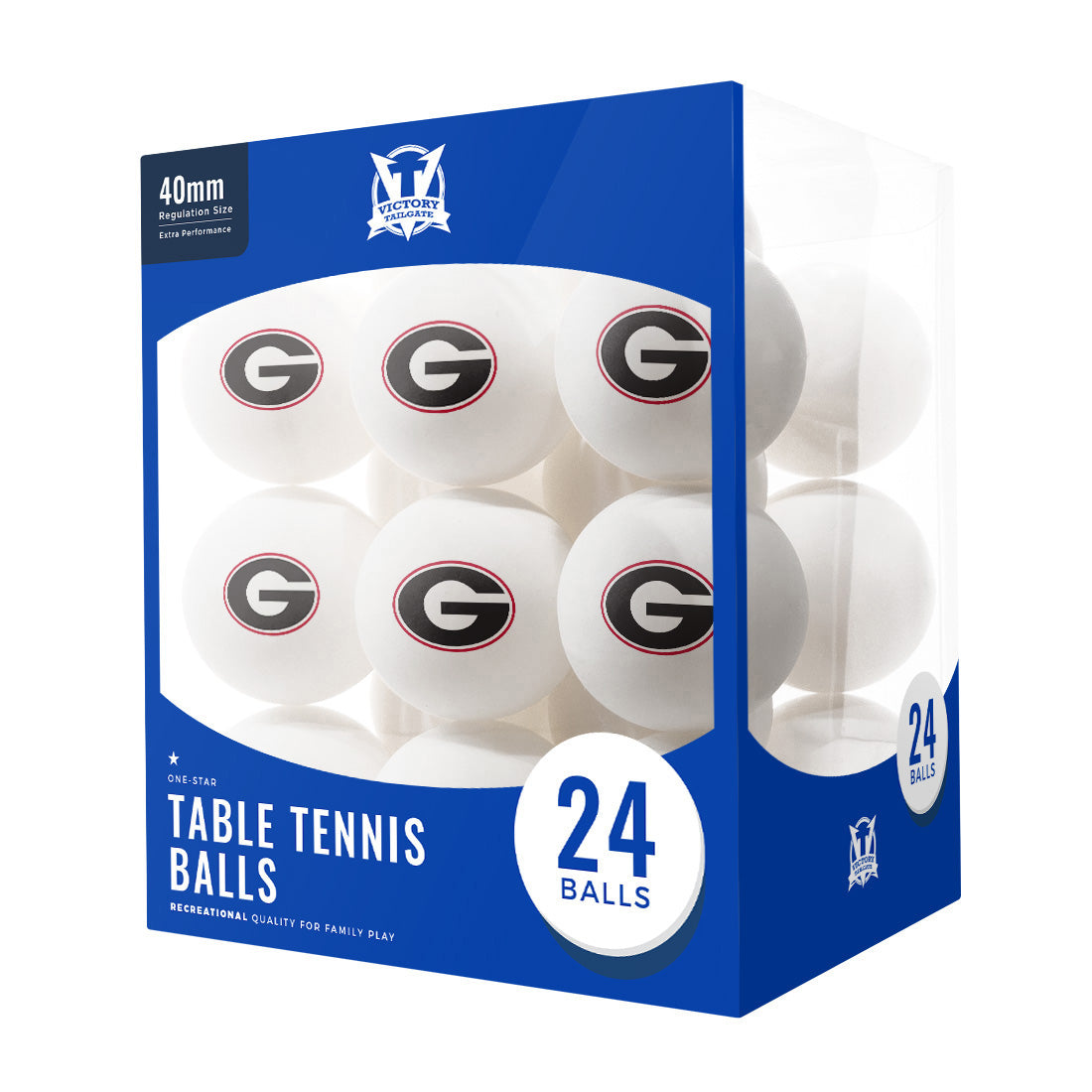 Georgia Bulldogs Ping Pong Balls (24-Pack)