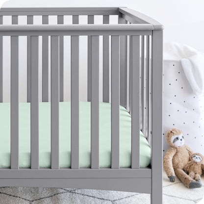 Bare Home Fitted Crib Microfiber Sheet