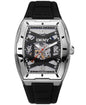 Dk1g048p0025 ACTIVE Urban Automatic Silicone Strap Black Dial Silver Men's Watch