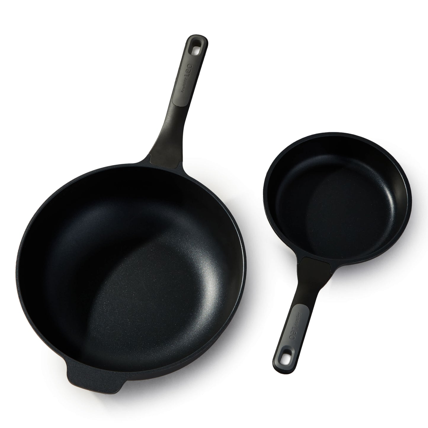 BergHOFF Leo Stone+ 2pc Nonstick Ceramic Stir Fry Set