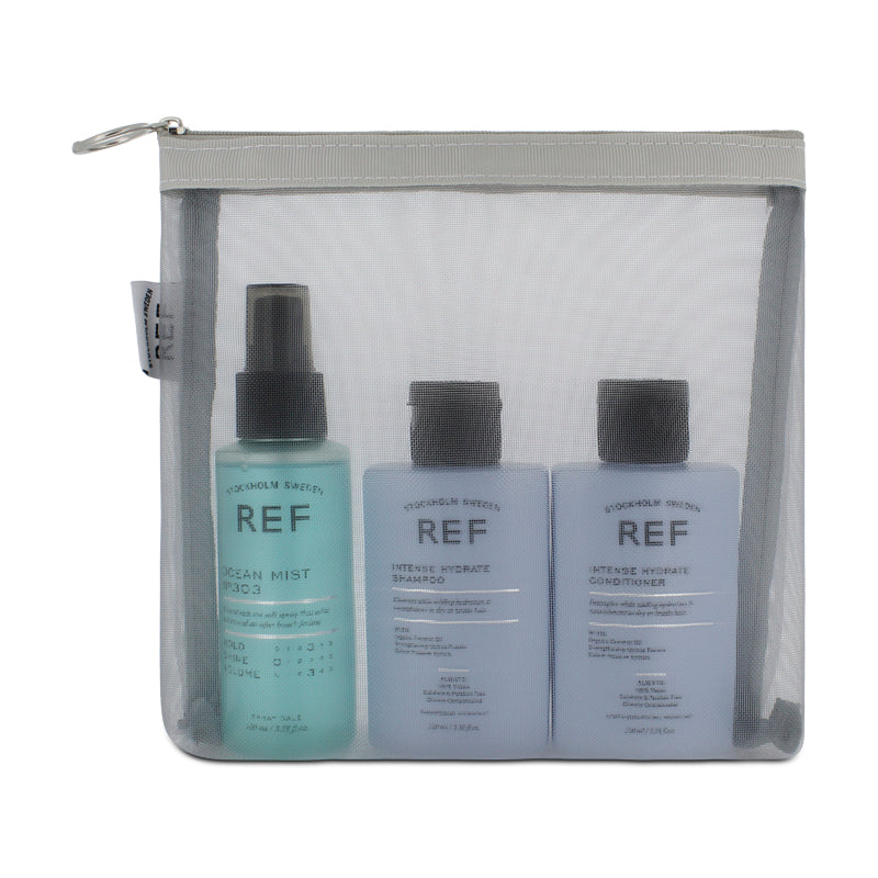 REF Shampoo 100ml Conditioner 100ml Haircare Set + Ocean Spray 100ml