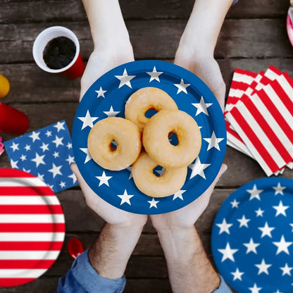 American Flag Disposable Table Decor Kit