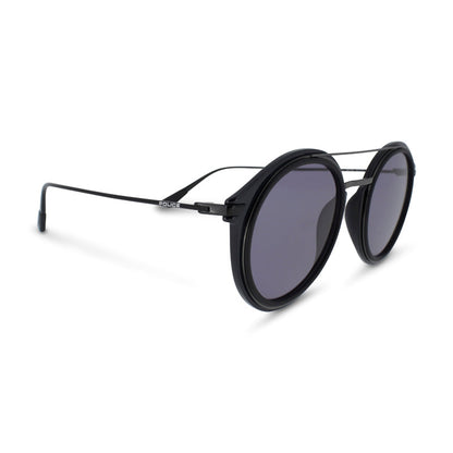 Police Black Round Men's Sunglasses SPL724 *EX DISPLAY*