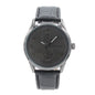 Geoffrey Beene Black Leather Strap Men's Watch GB8065GUBK