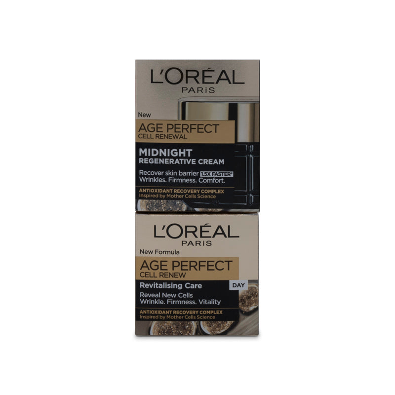 L'Oreal Age Perfect Cell Renew Creams and Serum (Blemished Box)