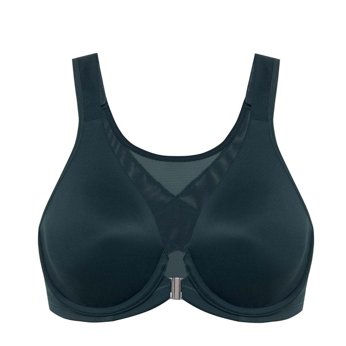 Front Closure Posture Support Underwire Plunge Bra