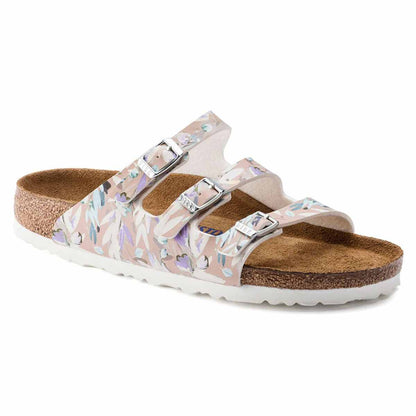 Birkenstock Florida Fresh Birko Flor Floral Fades Crystal Rose Sandals