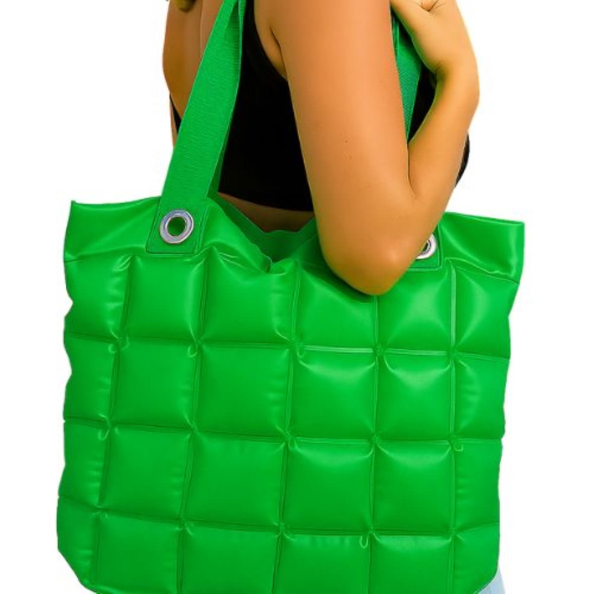 Clarissa Inflatable Tote Purse