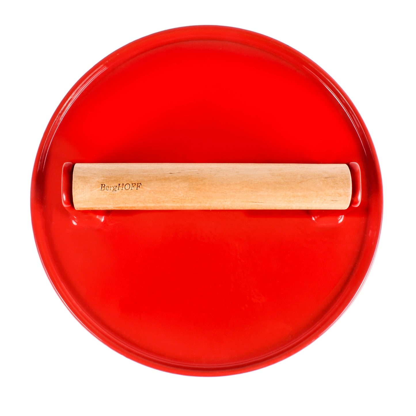 BergHOFF Neo Cast Iron Steak Press 9", Red