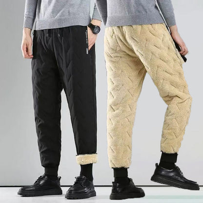 Men’s Winter Plush Fleece Pants – Ultra Warm Thermal Joggers