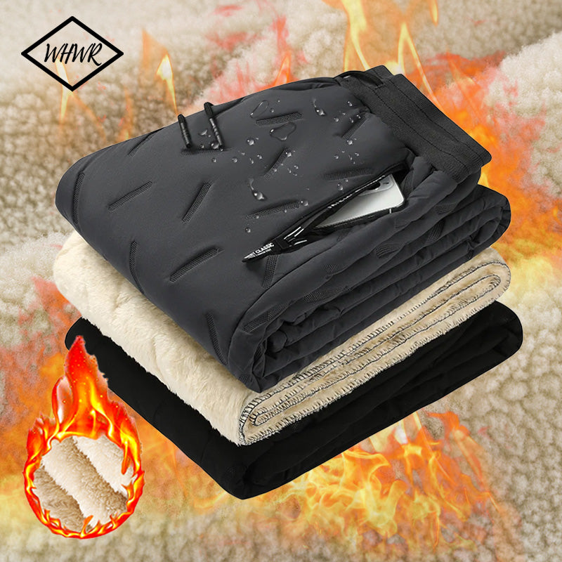Men’s Winter Plush Fleece Pants – Ultra Warm Thermal Joggers